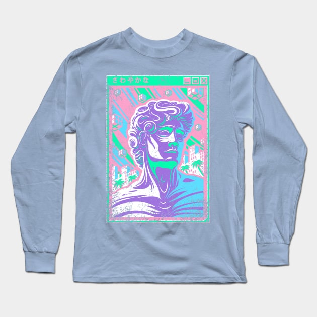 New Wave Long Sleeve T-Shirt by ManSizedMeatballs